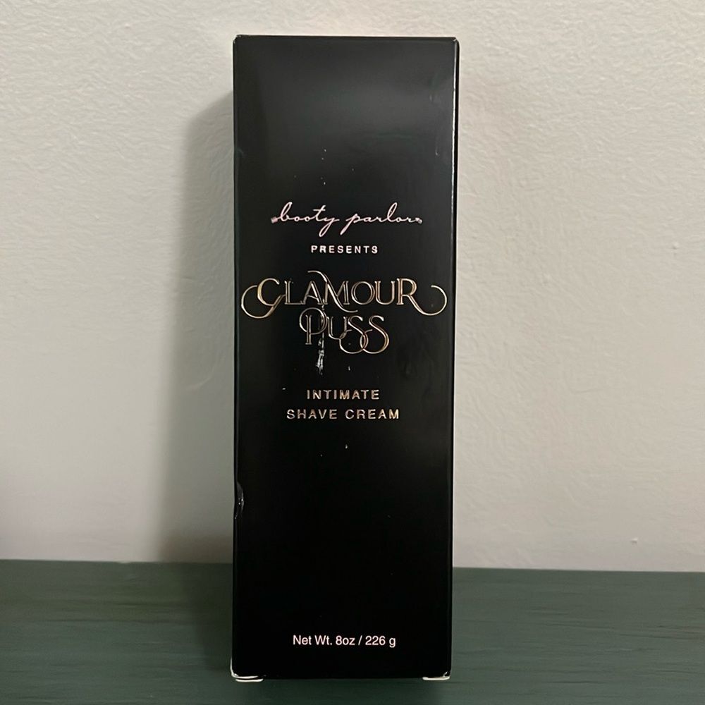 Booty Parlor Glamour Puss Intimate Shave Cream 8oz New in‎ Box